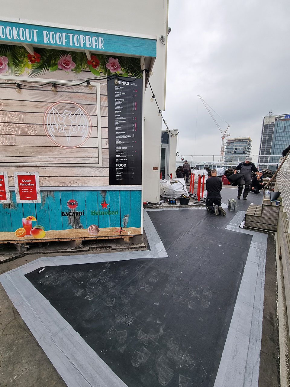 A'dam tower Dakbedekking Amsterdam EPDM Products